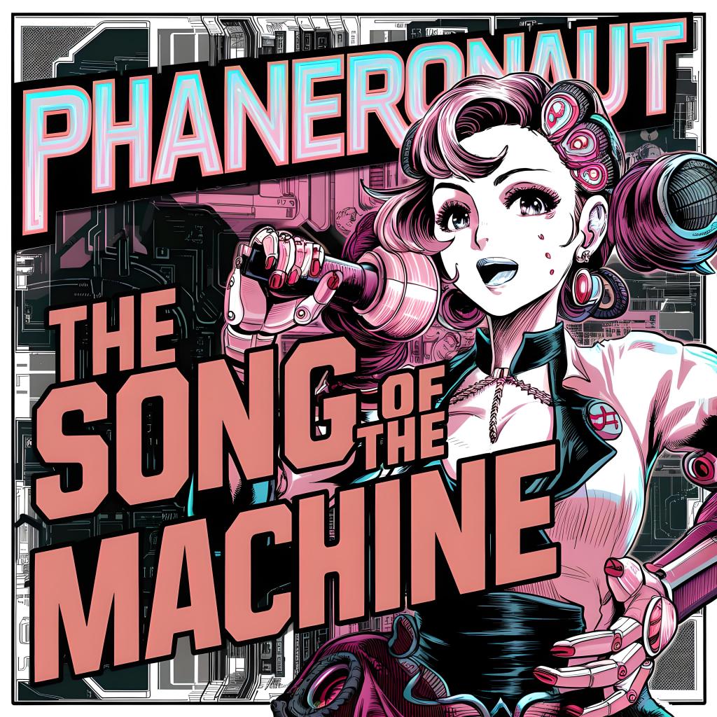 A cover variant for the Phaneronaut album "The Song of the Machine"
